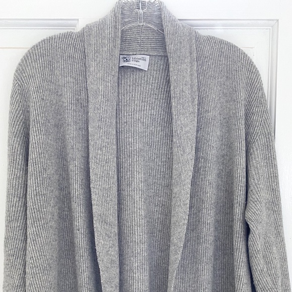 Johnston of Elgin Silk Cashmere Cardigan Shawl | M - Picture 1 of 6